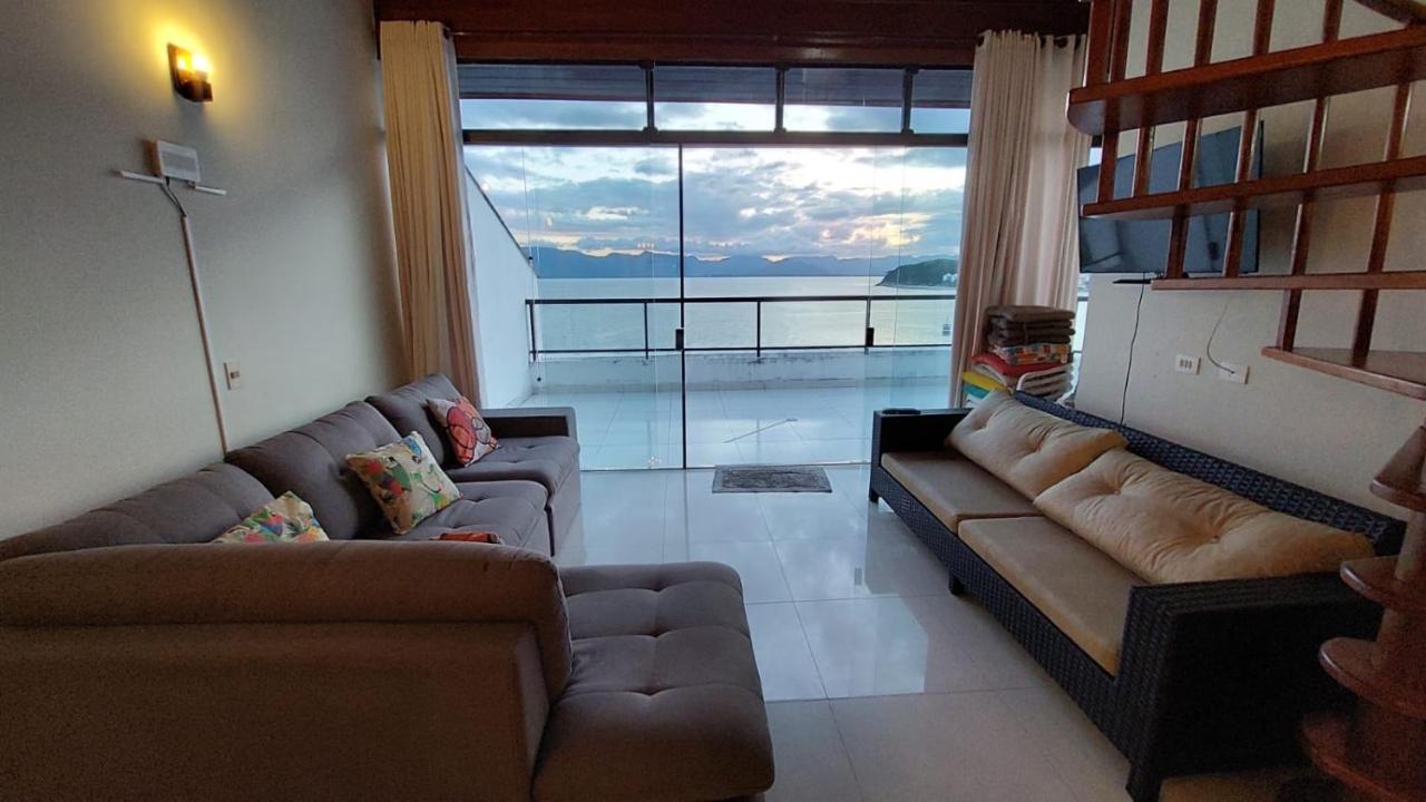 Linda Cobertura Duplex, Pe Na Areia,Vista Linda. Apartment Caraguatatuba Exterior photo